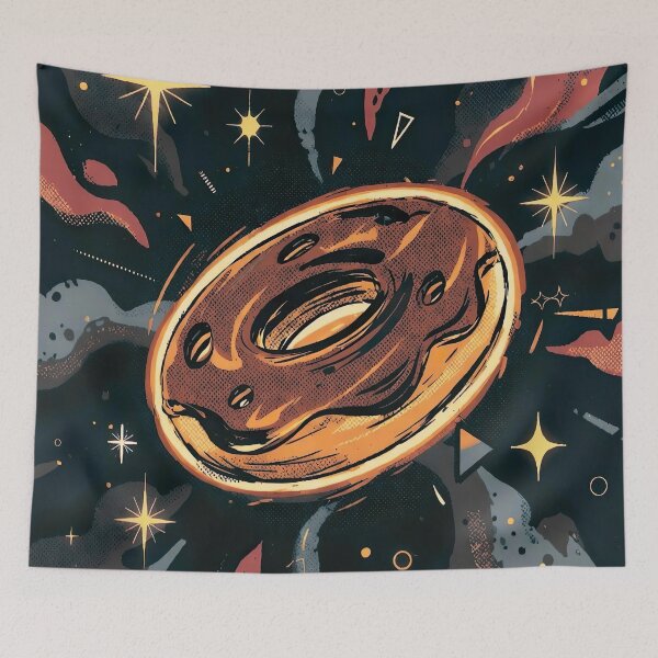 Item preview, Golden Nebula Donut – Cosmic Glaze designed and sold by MRC4Studio.