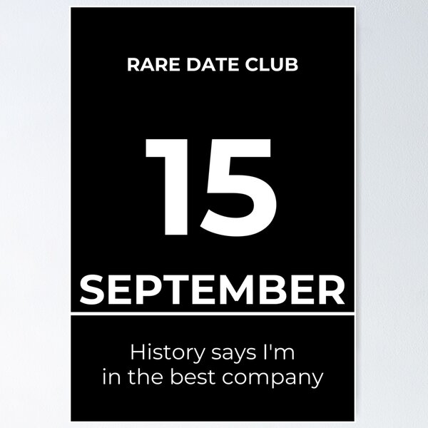 Item preview, Rare Date Club – September 15 designed and sold by ariksworld.