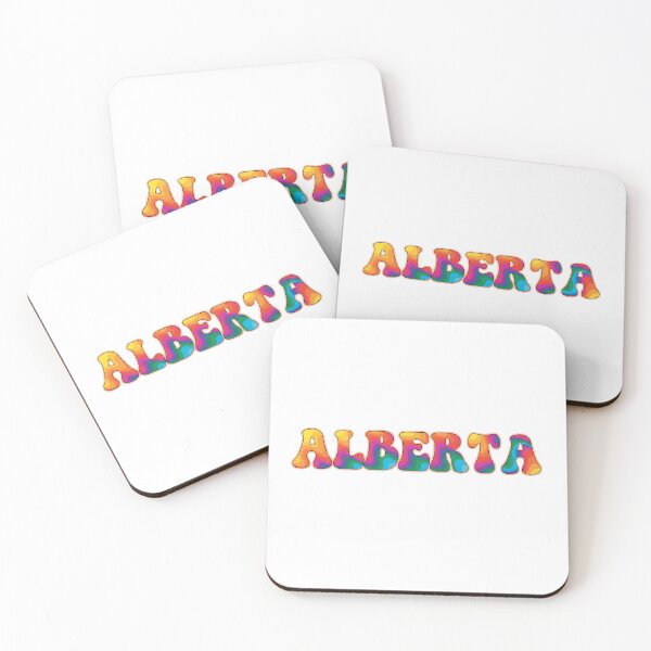 Item preview, ❤️ Alberta Personalized Name Wavy Retro Shirt, Coffee Mug, Sticker Gift designed and sold by HelixPedia.
