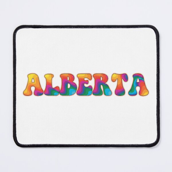 Item preview, ❤️ Alberta Personalized Name Wavy Retro Shirt, Coffee Mug, Sticker Gift designed and sold by HelixPedia.