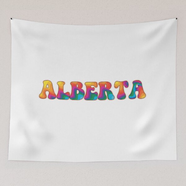 Item preview, ❤️ Alberta Personalized Name Wavy Retro Shirt, Coffee Mug, Sticker Gift designed and sold by HelixPedia.