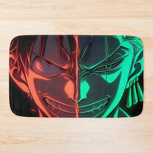 Item preview, Dual Fury Pirates – Neon Anime Rivalry Split Face Art designed and sold by Dyan4.
