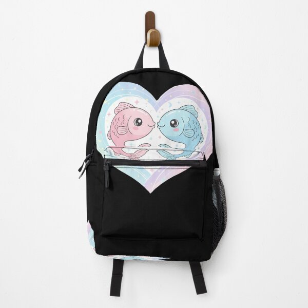 Item preview, Kawaii Cosmic Zodiac PISCES: The Dreamy Twin Fish designed and sold by SebastianSpace.