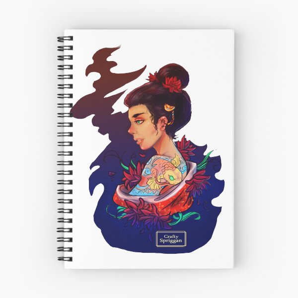 Item preview, Geisha with a Koi Tattoo designed and sold by CraftySpriggan.