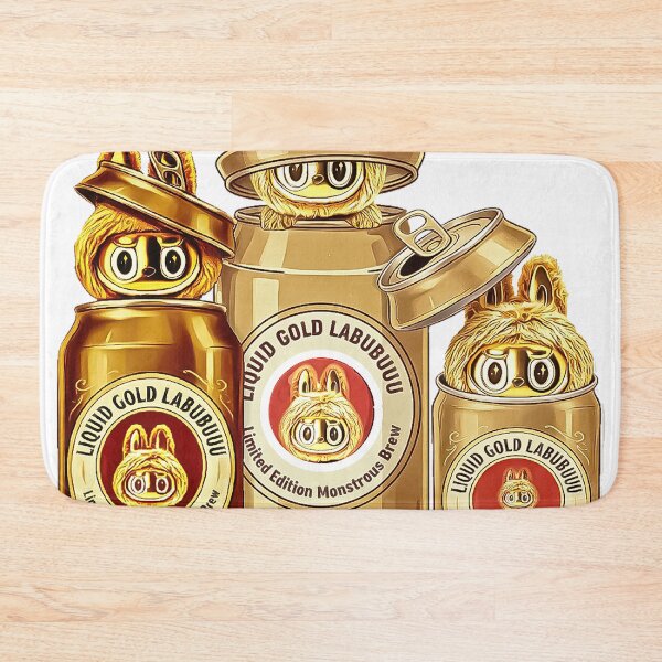 Item preview, Liquid Gold Labubuu - Limited Edition Monstrous Brew Illustration designed and sold by Hen-C-Art.