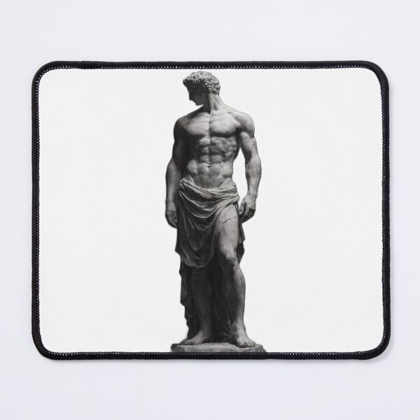 Item preview, Classical Marble Statue Art – Timeless Human Figure in Monochrome Style designed and sold by Visualynx.
