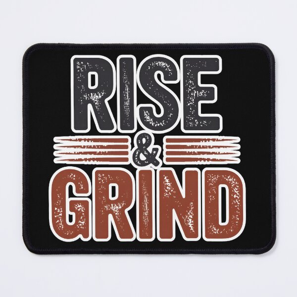Item preview, Rise and Grind Motivational Script Design designed and sold by Chic_Clip_Craft.