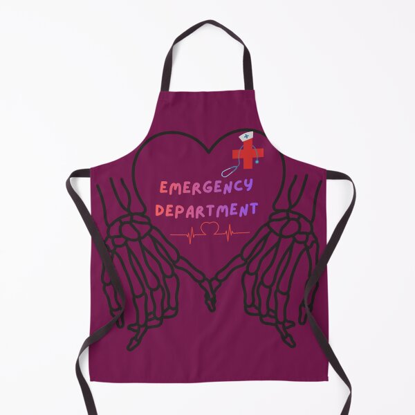 Item preview, Emergency Department Nurse Skeleton Hands Heartbeat - ER Nurse Appreciation Design designed and sold by Mr-Nurse.