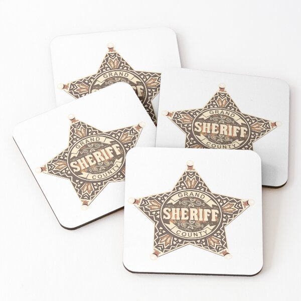 Item preview, sheriff star designed and sold by Nicolas Tremblay.