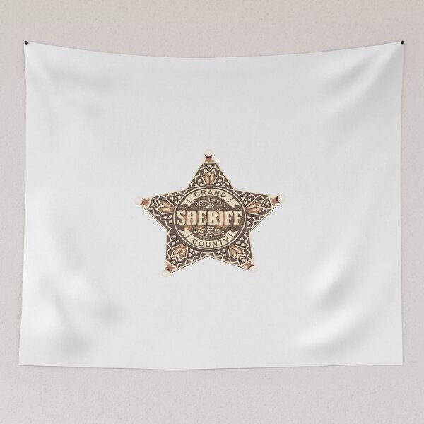 Item preview, sheriff star designed and sold by Nicolas Tremblay.
