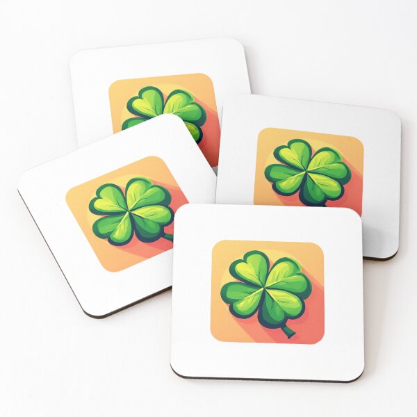 Item preview, Four Leaf Clover Lucky Icon designed and sold by RED-MOUSE.