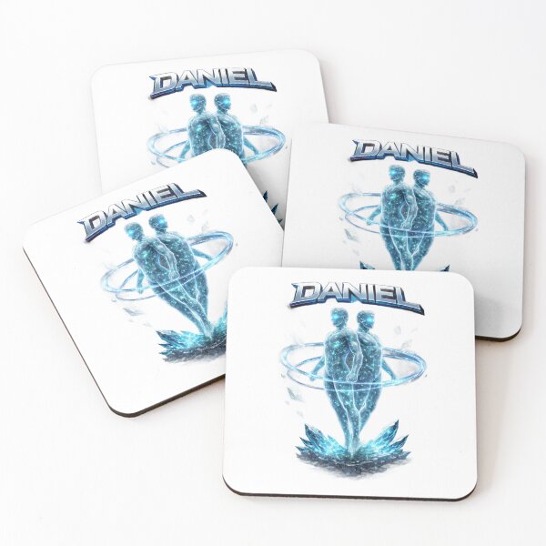 Item preview, Daniel Gemini Twins – Futuristic Zodiac Name Art Design designed and sold by AlexLineArt.