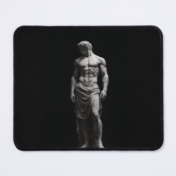 Item preview, Classical Marble Statue Art – Timeless Human Figure in Monochrome Style designed and sold by Visualynx.