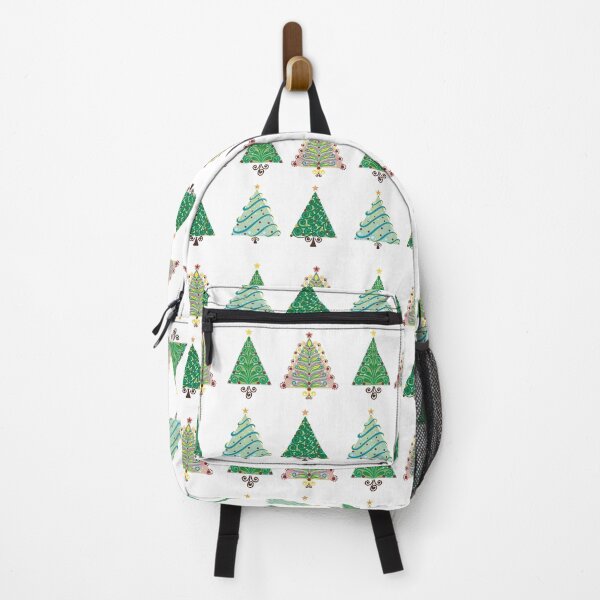 Item preview, Decorative Christmas Tree Collection with Swirling Folk Patterns designed and sold by Elizarfa.