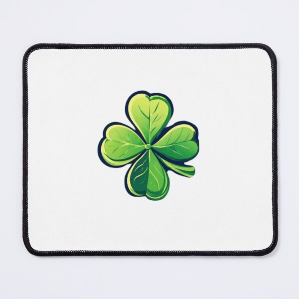 Item preview, Four Leaf Clover Lucky Sticker designed and sold by RED-MOUSE.