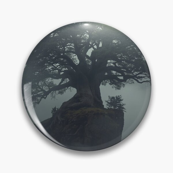 Item preview, Ancient Tree with Lighthouse in Fog designed and sold by Wonderful Designs.