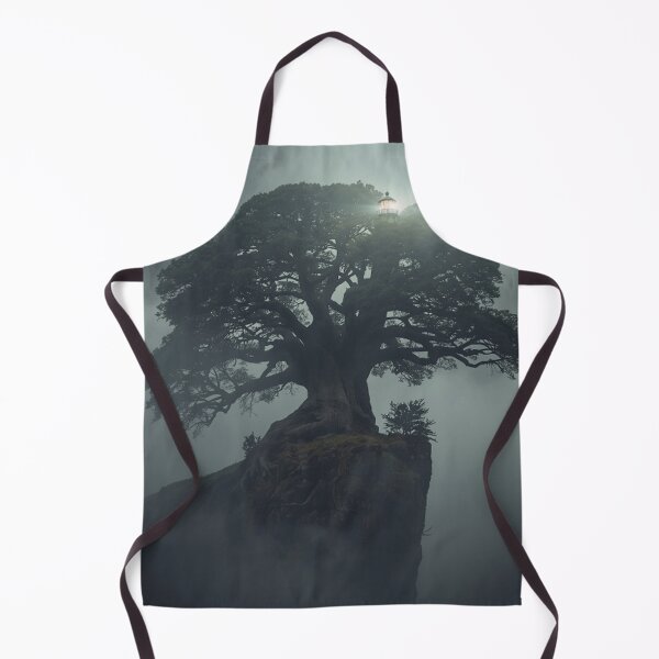 Item preview, Ancient Tree with Lighthouse in Fog designed and sold by Wonderful Designs.