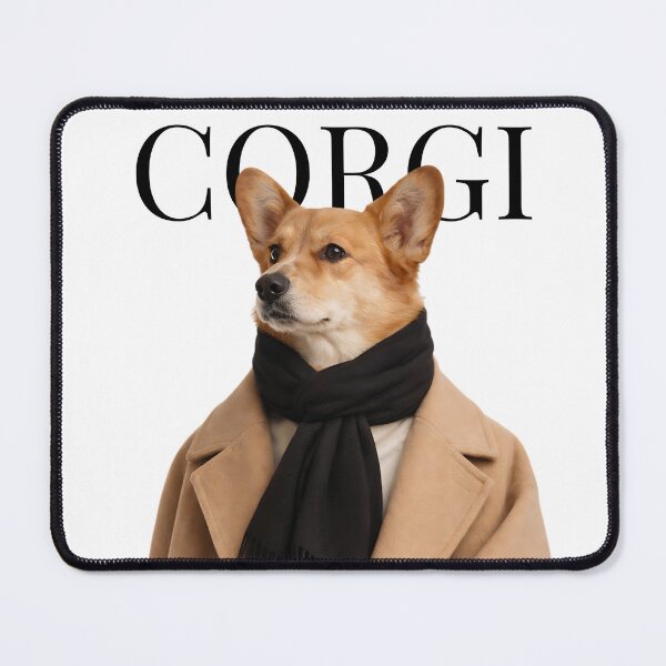 Artikelvorschau, Corgi — Porträt zeitgenössischer Eleganz entworfen und verkauft von ElisaDelsol.