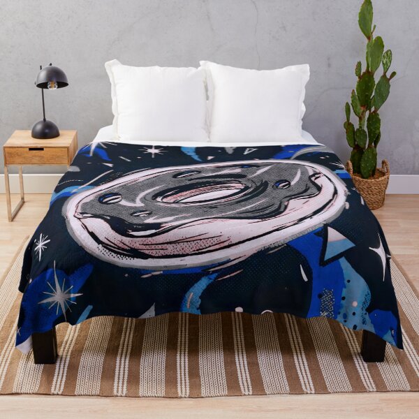 Item preview, Void Nebula Donut – Deep Blue Blacklight Glaze designed and sold by MRC4Studio.