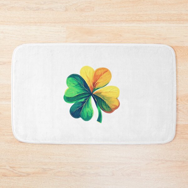 Item preview, Colorful Four Leaf Clover Lucky Symbol designed and sold by RED-MOUSE.