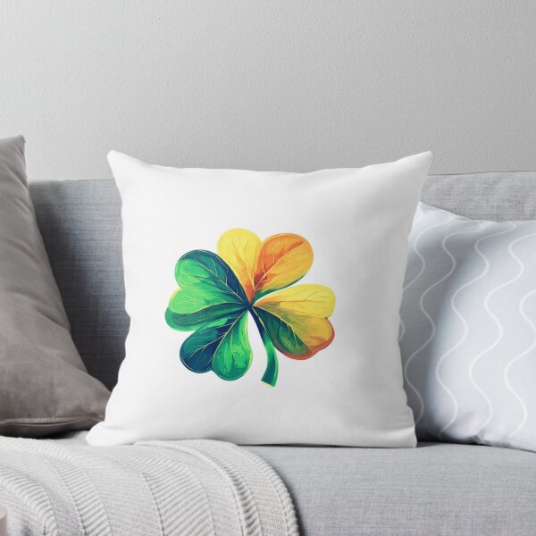 Item preview, Colorful Four Leaf Clover Lucky Symbol designed and sold by RED-MOUSE.