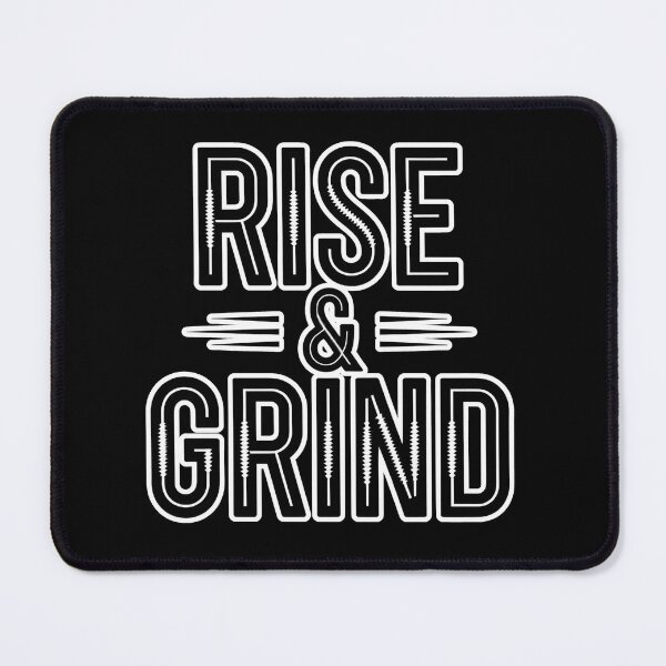 Item preview, Rise and Grind Motivational Script Design designed and sold by Chic_Clip_Craft.