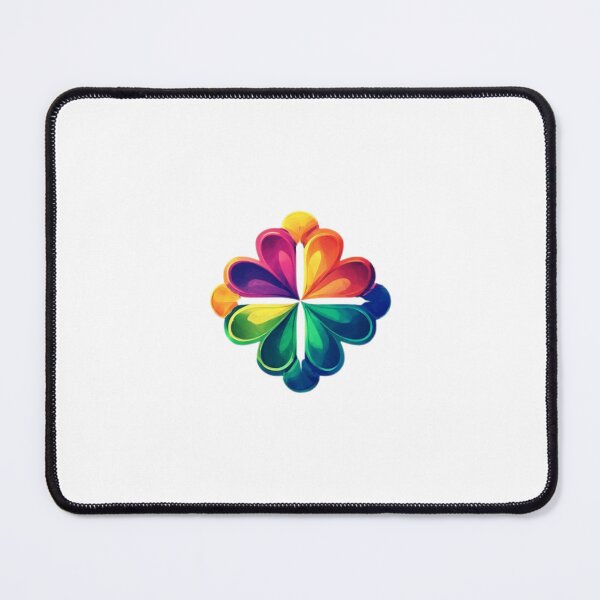 Item preview, Rainbow Four Leaf Clover Lucky Symbol designed and sold by RED-MOUSE.