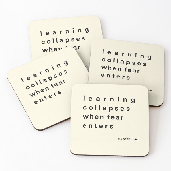 Item preview, Learning collapses when fear enters Continuum Approach iServalan  designed and sold by Tale Teller Club.