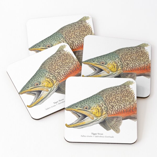 Item preview, Tiger Trout Painting designed and sold by Stephen Emms.