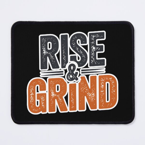 Item preview, Rise and Grind Motivational Script Design designed and sold by Chic_Clip_Craft.