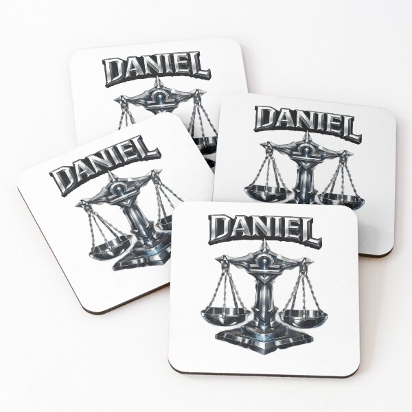 Item preview, Daniel Libra Scales – Powerful Zodiac Name Art Design designed and sold by AlexLineArt.