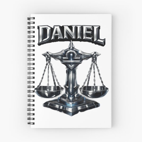 Item preview, Daniel Libra Scales – Powerful Zodiac Name Art Design designed and sold by AlexLineArt.