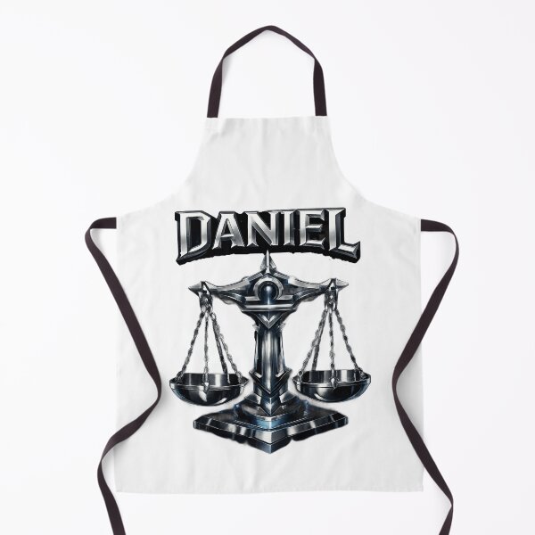 Item preview, Daniel Libra Scales – Powerful Zodiac Name Art Design designed and sold by AlexLineArt.