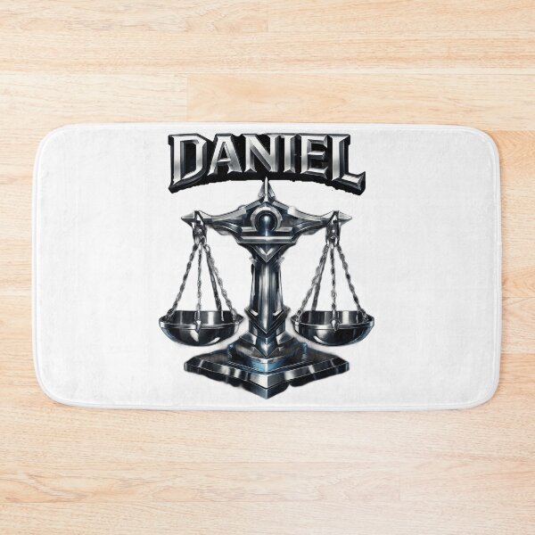 Item preview, Daniel Libra Scales – Powerful Zodiac Name Art Design designed and sold by AlexLineArt.