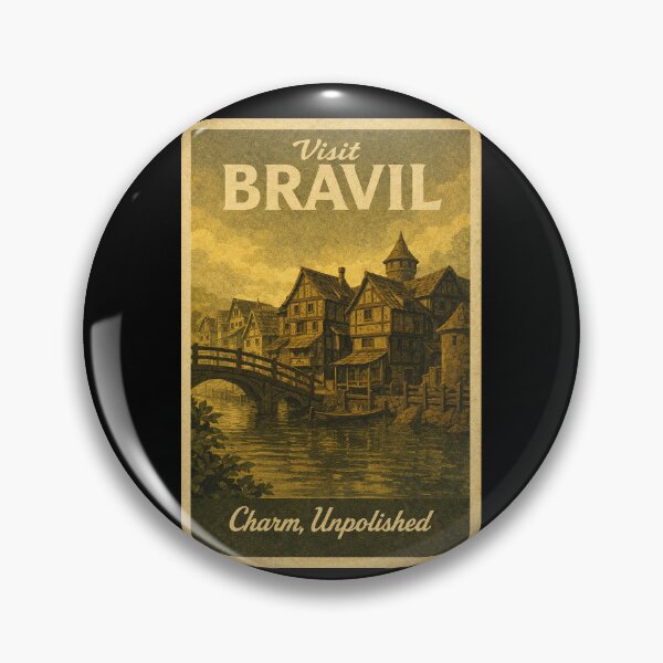 Item preview, Visit Bravil – Charm, Unpolished designed and sold by ChickenFund.
