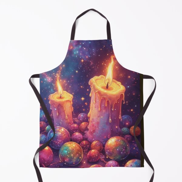 Item preview, Burning candles and cosmic spheres designed and sold by Mianku | Für das Leben.