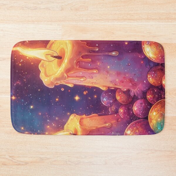 Item preview, Burning candles and cosmic spheres designed and sold by Mianku | Für das Leben.