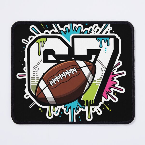Item preview, Football 67 Six Seven Funny Gen Alpha Meme designed and sold by GrumpySableye.