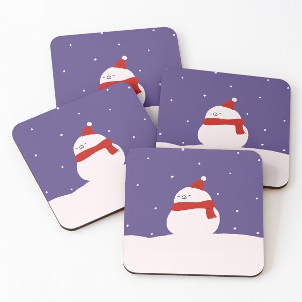Item preview, snow man designed and sold by Bun on Break.