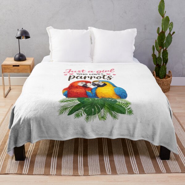 Item preview, Just a girl who loves parrots designed and sold by Designfs.