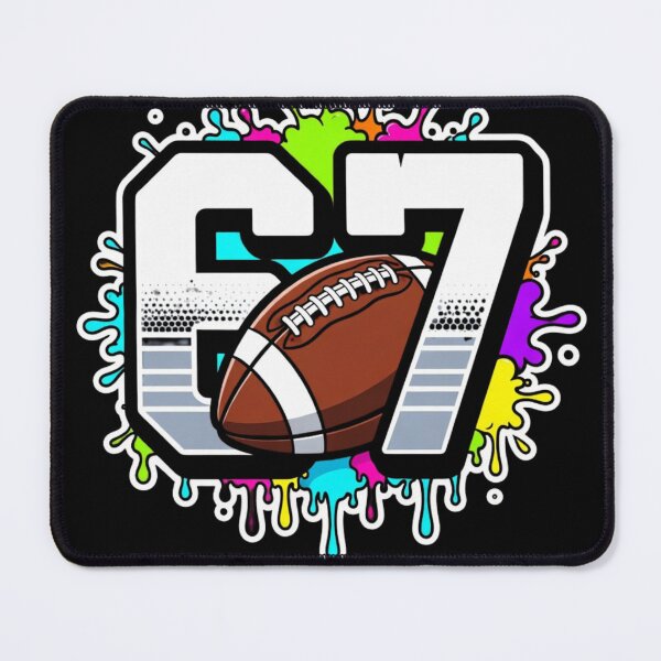 Item preview, Football Six Seven Drip 67 Meme Funny 6-7 Football designed and sold by GrumpySableye.