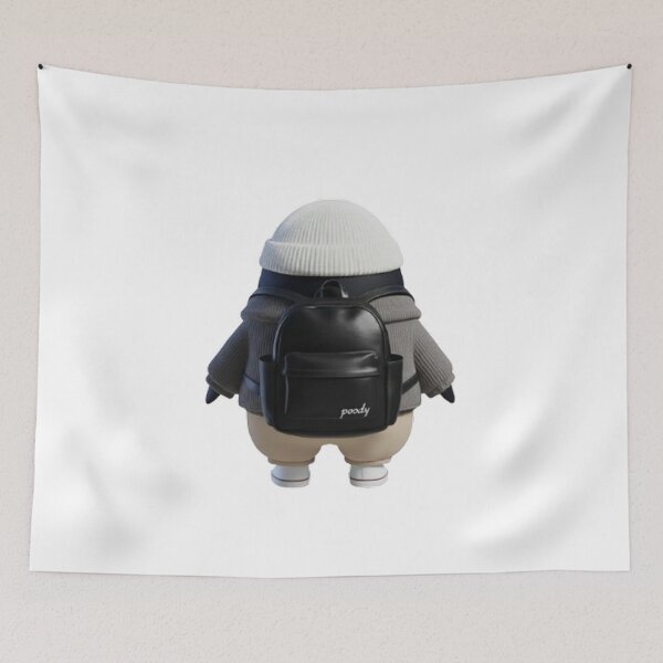 Item preview, POODY Corduroy Outfit Back View – Cozy Backpack Style designed and sold by HNstory.
