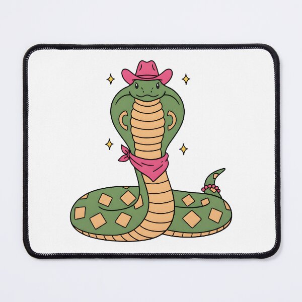 Item preview, Cute Cowboy Snake Illustration | Funny Western Reptile Art designed and sold by Senkov.