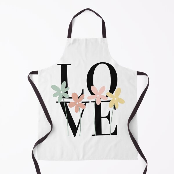 Item preview, LOVE – Block Typography with Floral Foreground Design designed and sold by Toph & Mea Shop.