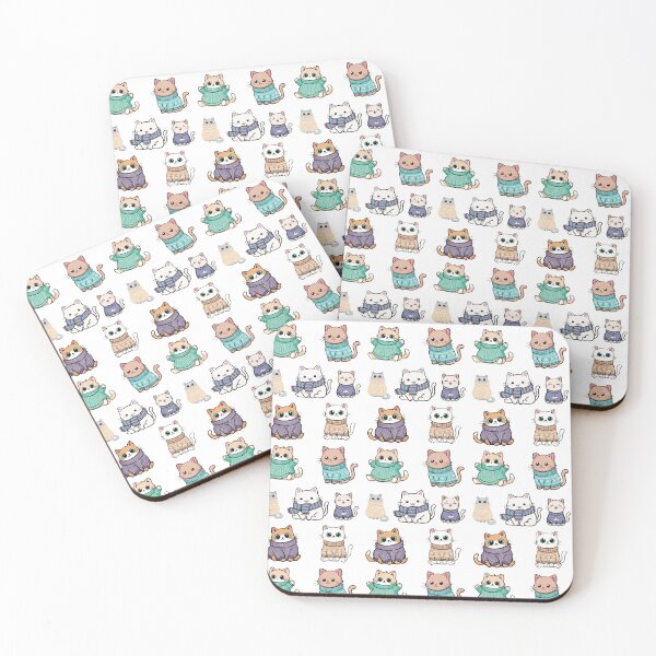 Item preview, Cozy Winter Cats Illustration Set designed and sold by Elizarfa.