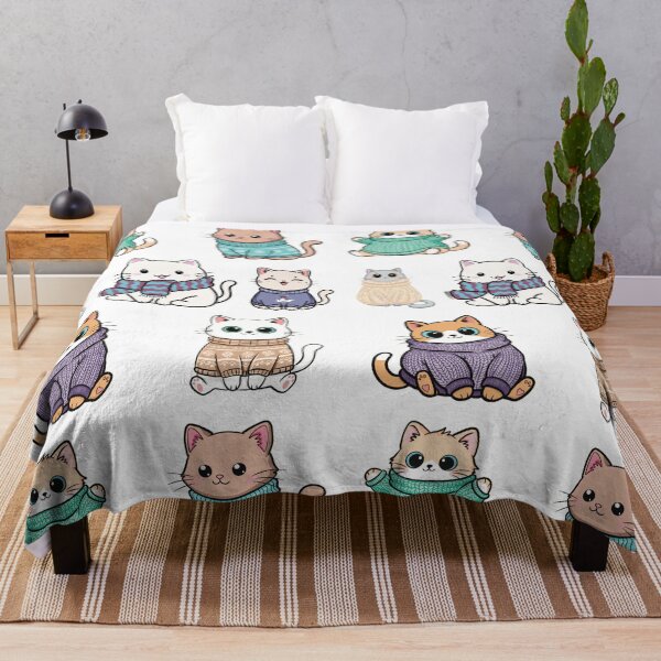 Item preview, Cozy Winter Cats Illustration Set designed and sold by Elizarfa.