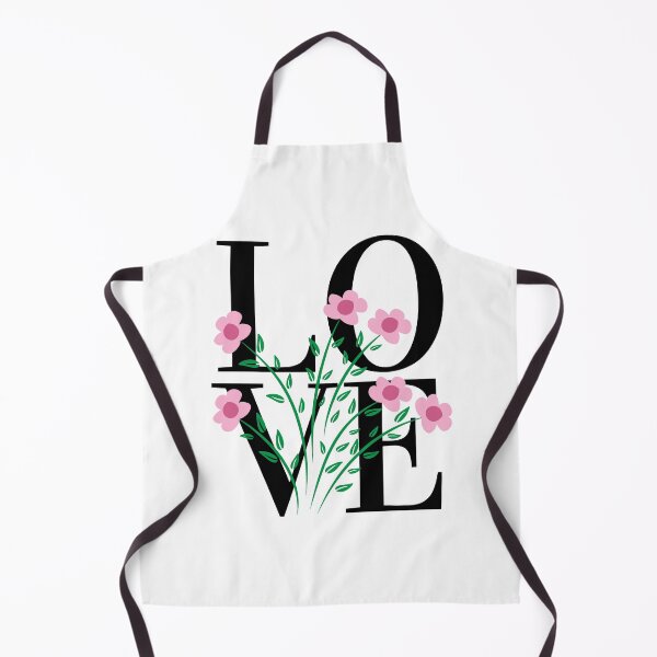 Item preview, LOVE – Block Typography with Floral Foreground Design designed and sold by Toph & Mea Shop.
