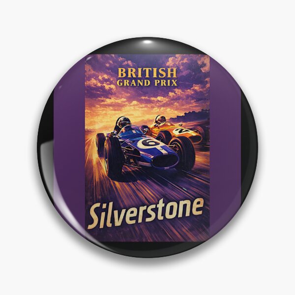 Item preview, Silverstone variation vintage poster designed and sold by Helios Be. Lavsh.