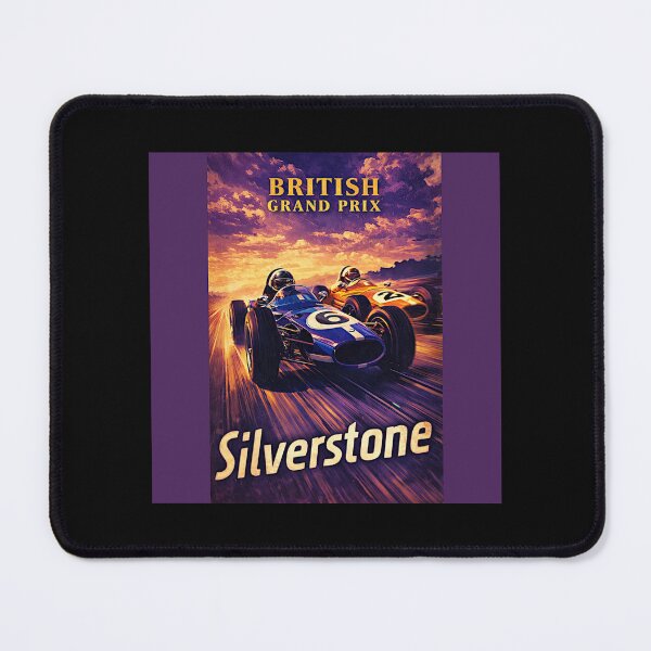 Item preview, Silverstone variation vintage poster designed and sold by Helios Be. Lavsh.