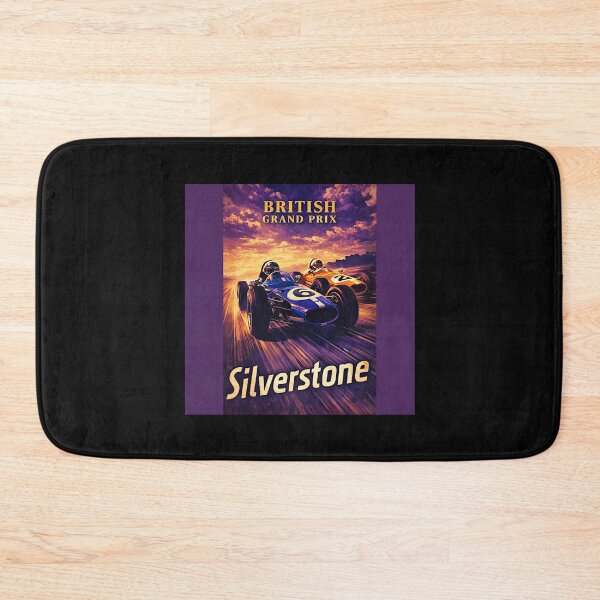Item preview, Silverstone variation vintage poster designed and sold by Helios Be. Lavsh.